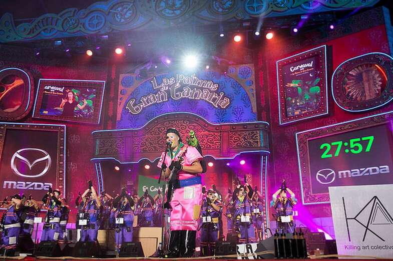 Ocho grupos subirán al escenario de la fiesta, entre ellos la murga femenina Fisgonas que lo hará por primera vez (Foto TA)